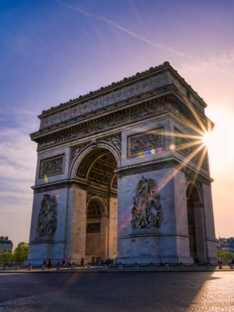 istock Arc de Triomphe located in Paris, France 1163388826