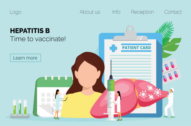 ilustrações de stock, clip art, desenhos animados e ícones de concept of cirrhosis, time to vaccinate against hepatitis b - ecstasy