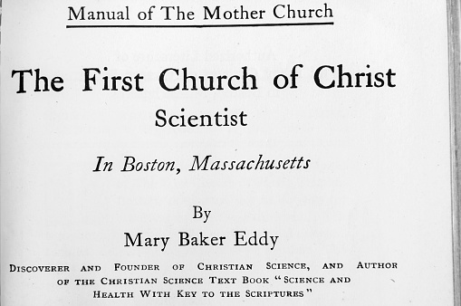 Christian Science Church Manual by Mary Baker Eddy
