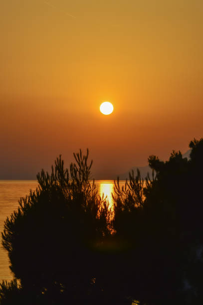 istock Sunset on Adriatic sea 1163404883