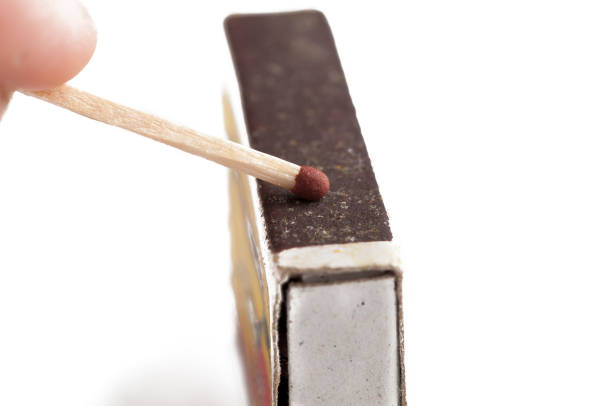 istock The matches are isolated on a white background.Copy space. 1163414195