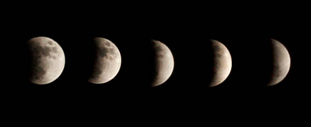 istock lunar eclipse in the dark sky of night 1163415901
