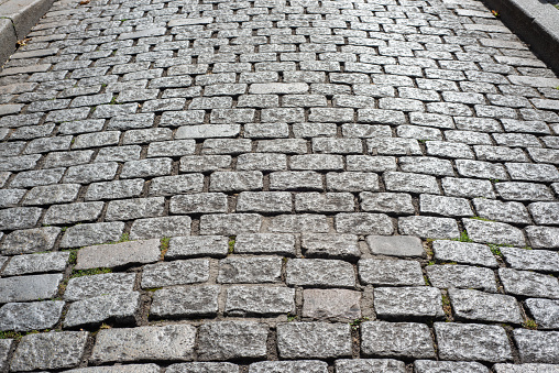 cobblestone road pavement