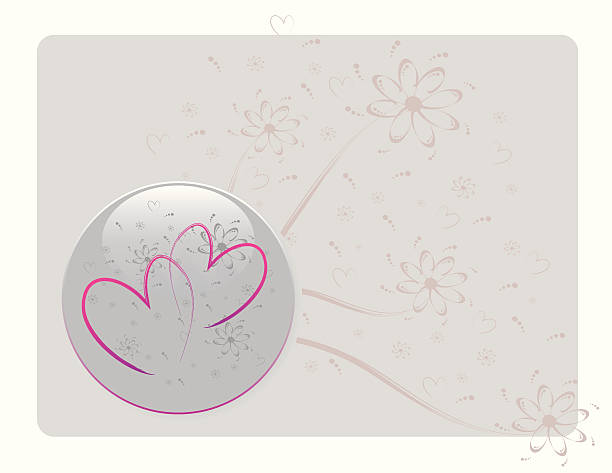 Button and Background Series: Two vector art illustration