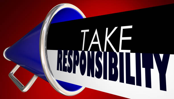 istock Take Responsibility Megaphone Bullhorn Accountable 3d Illustration 1163419783