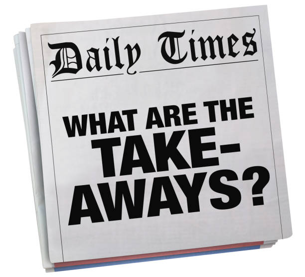 istock What Are the Takeaways Question Newspaper Headline 3d Illustration 1163421688