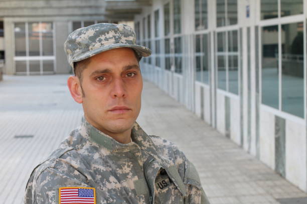 istock Serious Army Soldier 1163425063