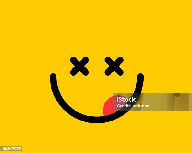 Ilustración de Emoji Sonrisa Icono Símbolo Vectorial En Fondo Amarillo Cara  Sonriente Fondo De Pantalla De Personajes De Dibujos Animados y más  Vectores Libres de Derechos de Abstracto - iStock