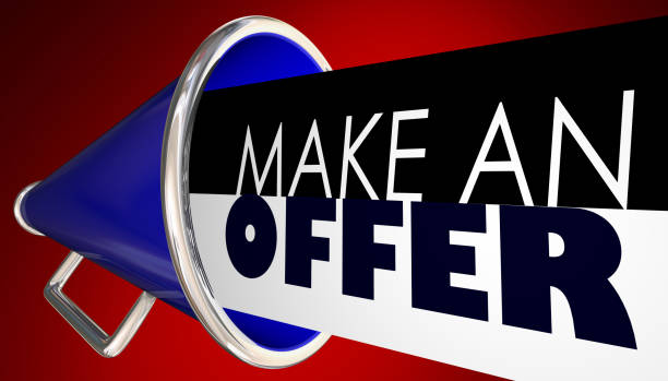 istock Make an Offer Bullhorn Megaphone Negotiate 3d Illustration 1163437773