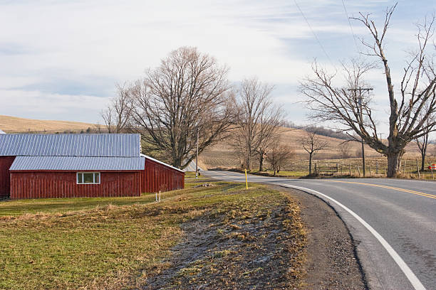 istock Farmstead on a Winter  Morning 116343803