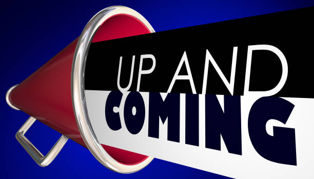 istock Up and Coming Next Big Thing Megaphone Bullhorn 3d Illustration 1163445201