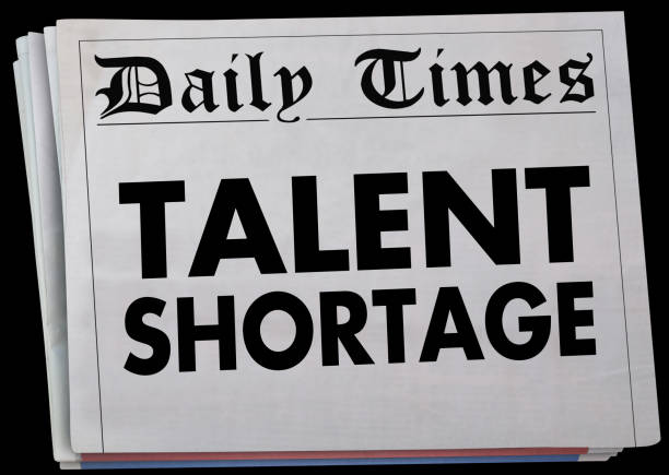 istock Talent Shortage Newspaper Headline Job Candidate Drought 3d Illustration 1163445434