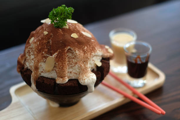 istock kakigori or Japanese shaved ice dessert 1163448247