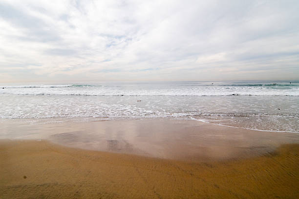 Beach, Sky and Ocean stock photo