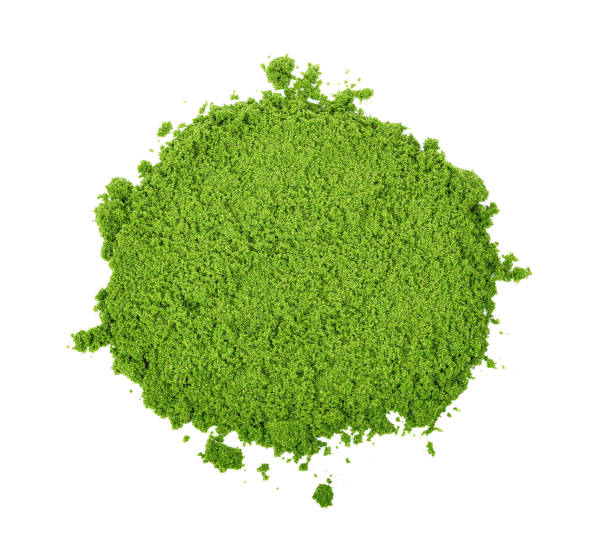 istock Wolffia globosa or Fresh water Alga, Water Meal, Swamp Algae on white background 1163454941