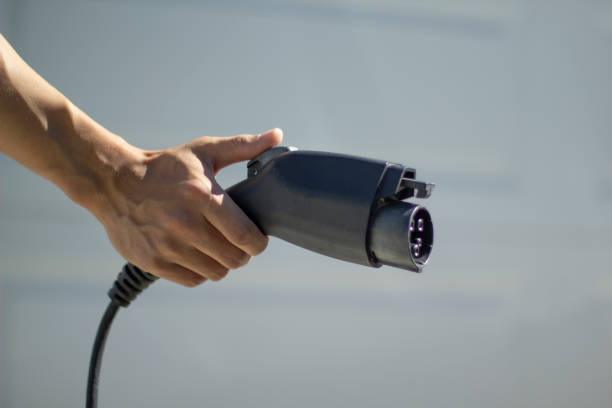 istock Charging electric car or hybrid car 1163457610