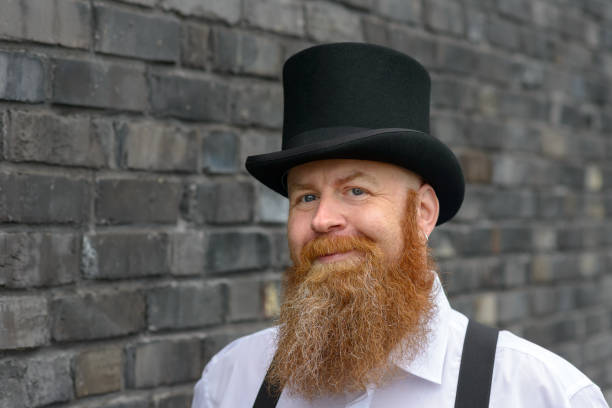istock Charismatic bearded man with a playful grin 1163460795