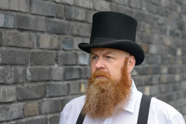 istock Charismatic bearded man with a serious look 1163461822