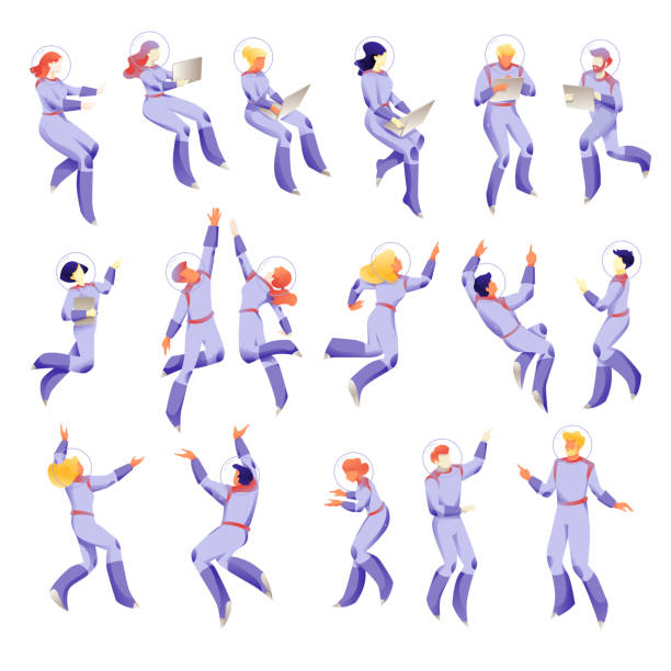 Female Astronaut Vector Art Icons And Graphics For Free Download