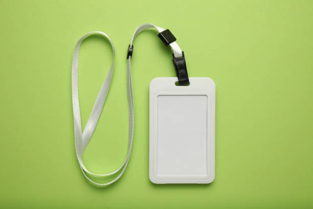 istock Name tag, vip pass id, badge and lanyard. Event blank 1163468502