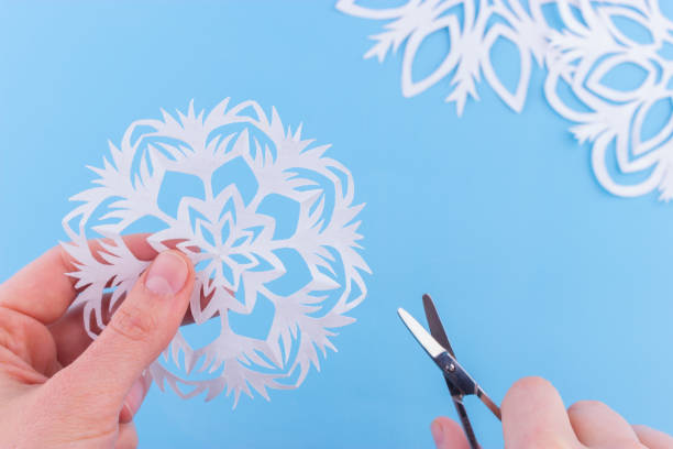 istock snowflakes made of paper 1163471001