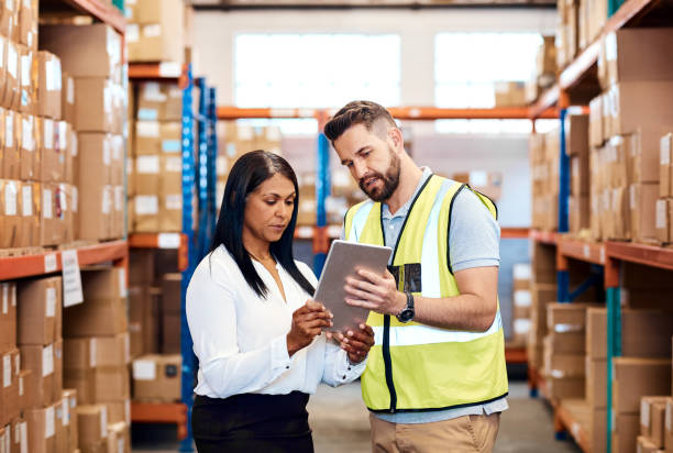 istock Warehouse management is all about accuracy and efficiency 1163477686