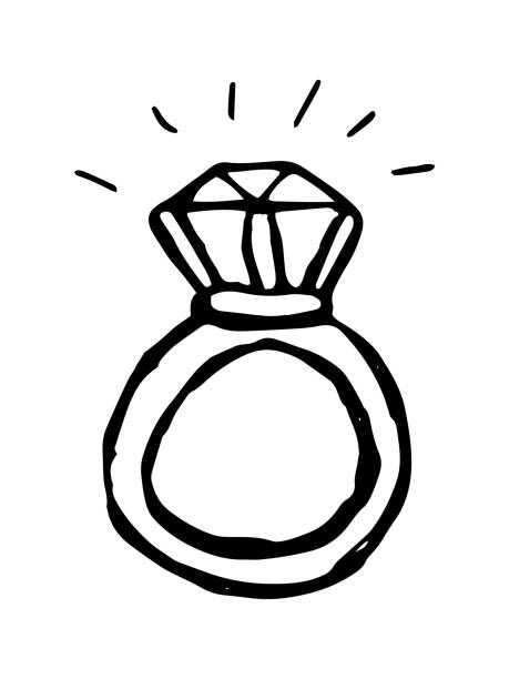 Diamond Ring Stock Illustration - Download Image Now - Ring - Jewelry, Black And White, Drawing - Art Product - iStock Diamond Ring Stock Illustration - Download Image Now - Ring - Jewelry, Black And White, Drawing - Art Product - iStock