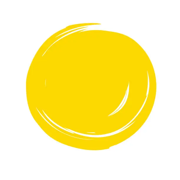 Vector illustration of Sun hand drawn icon