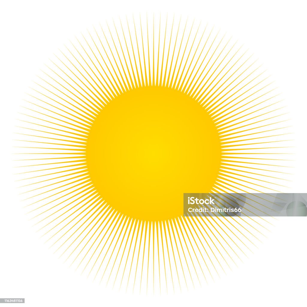 太陽和陽光 - 免版稅太陽光圖庫向量圖形