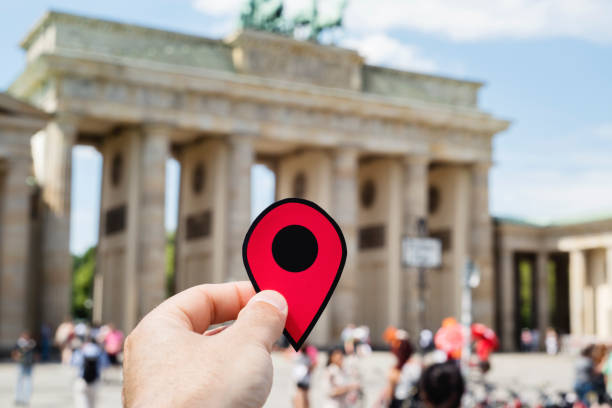 istock man with a red marker in the Brandenburg Gate 1163483360