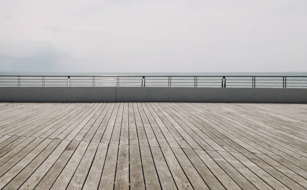 istock Surface Level Of Pier On Sea Against Clear Sky 1163488624