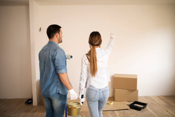 istock Young couple renovating apartment. 1163490006