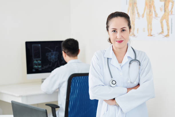istock Mature female doctor 1163491418