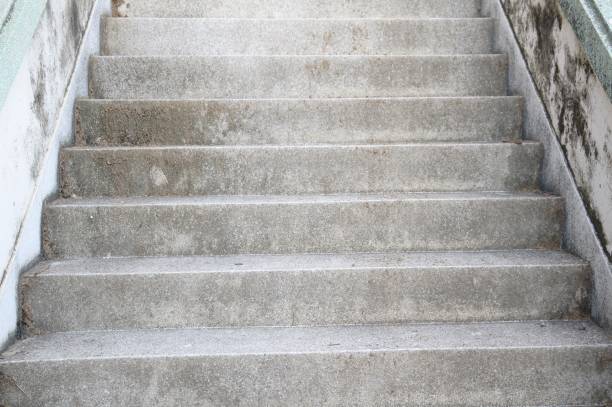 istock old cement stair in nature garden 1163491636