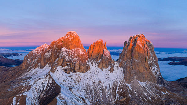 istock Beautiful autumn landscape in the Dolomites mountains. 1163494793