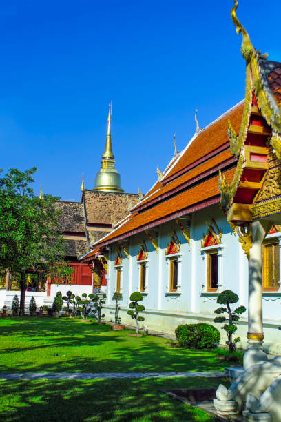 istock Thai  temple on north thailand 1163496138