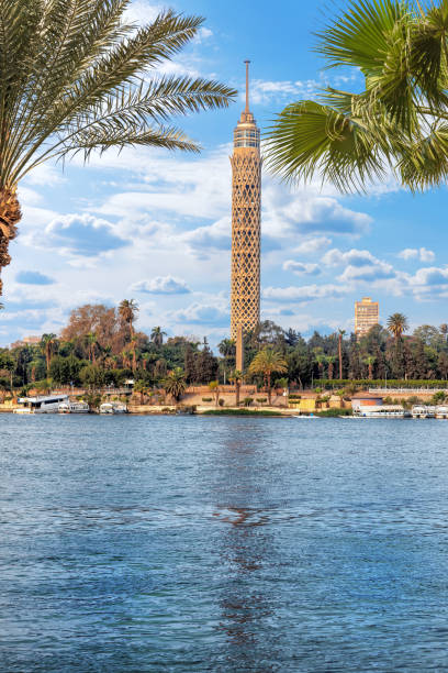 istock The Cairo Tower and the Nile view, Egypt 1163497526