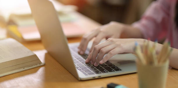 istock College girl improving her topics 1163497701