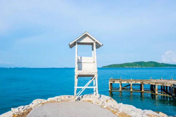 Photo of View of wooden sea hut at Khao Laem Ya