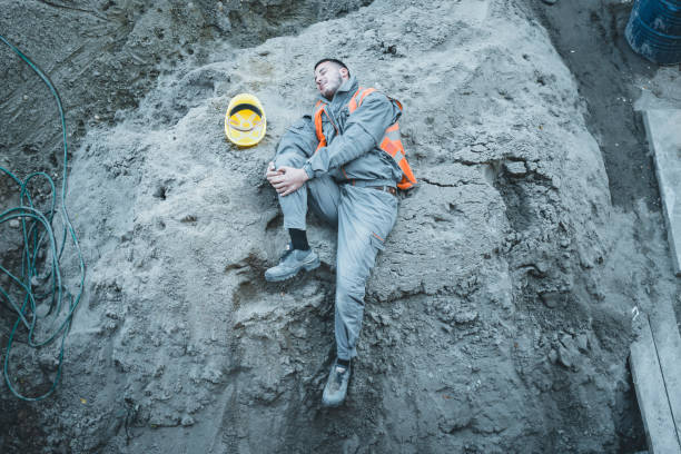 istock Construction Worker Suffered a Physical Injury at the Building Site 1163504039
