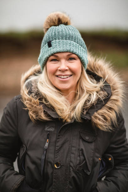 istock Cheerful Woman During Winter 1163505301
