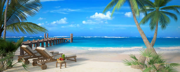 istock Couple beach vacation 1163506381