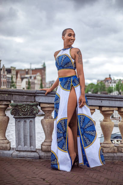 istock Beautiful Black Woman in Amsterdam 1163507252