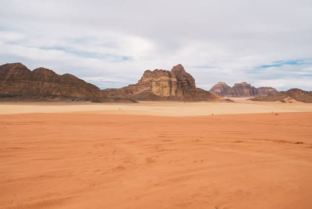 istock Middle East desert in Jordan. Landscape view 1163508038