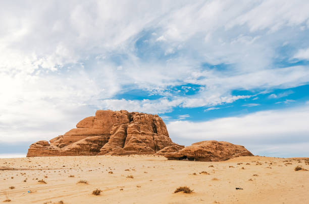 Landscape of Wadi Rum in Jordan.