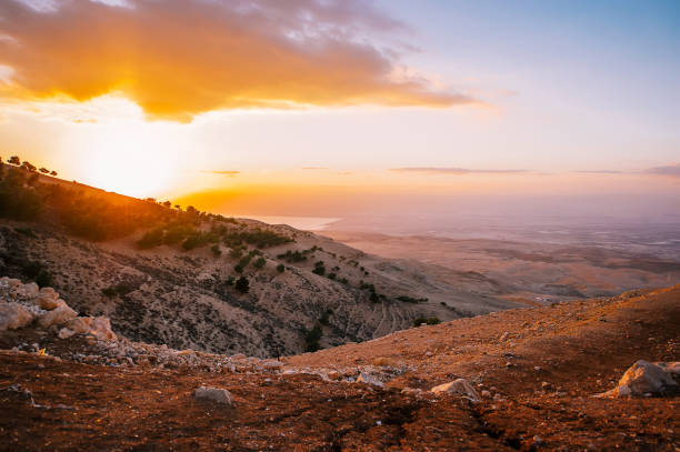 istock Sunset over Wadi Rum desert in Jordan 1163509001