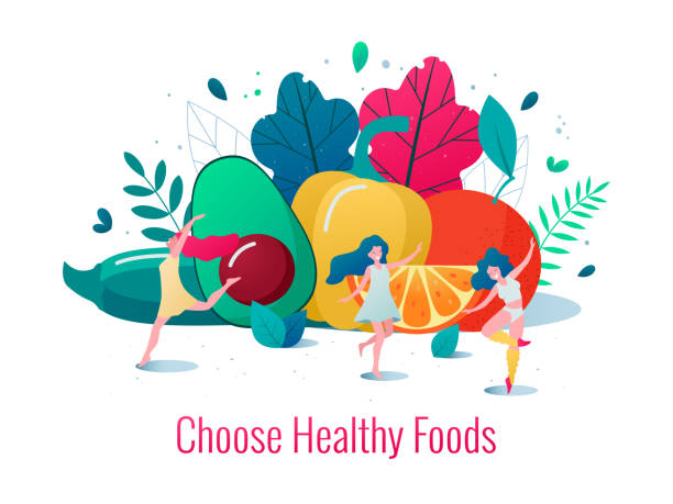 istock Concept of healthy lifestyle vector illustration. 1163517135