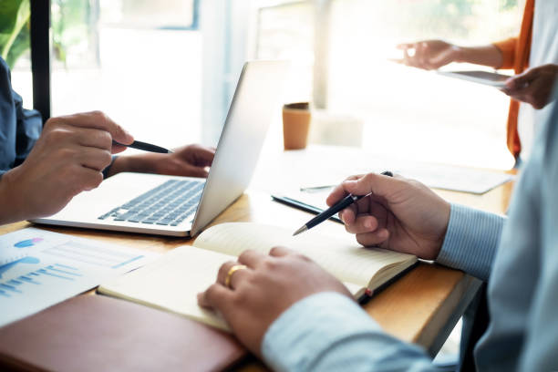 istock Business concept, Group of team in conference brainstorming cooperation. 1163522648