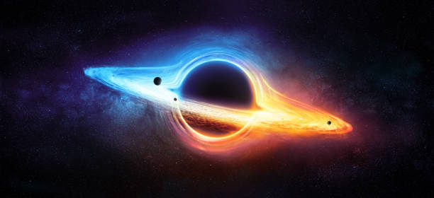 Black Hole In Milky Way Black Hole In Milky Way black hole stock illustrations