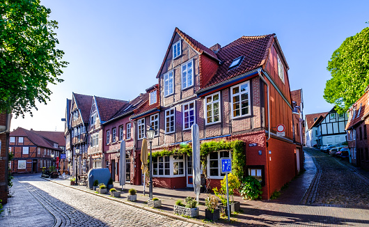 old town of stade in north germany - northsea